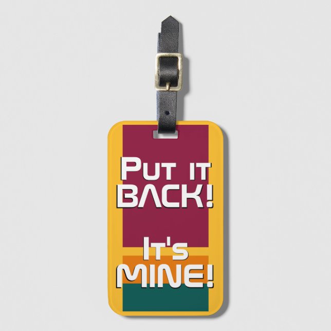 Sri Lanka National Flag Funny Patriotic Luggage Tag (Front Vertical)