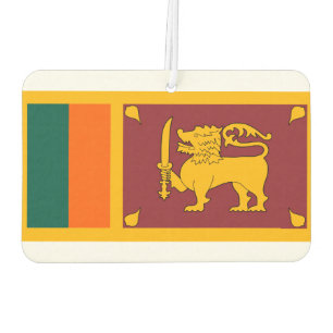 Sri Lanka National World Flag Car Air Freshener