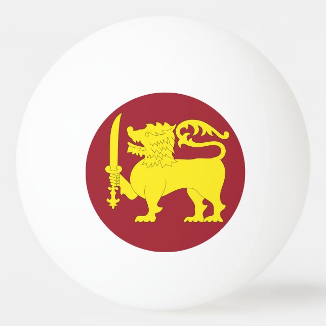 Sri Lanka Ping Pong Ball (Front)