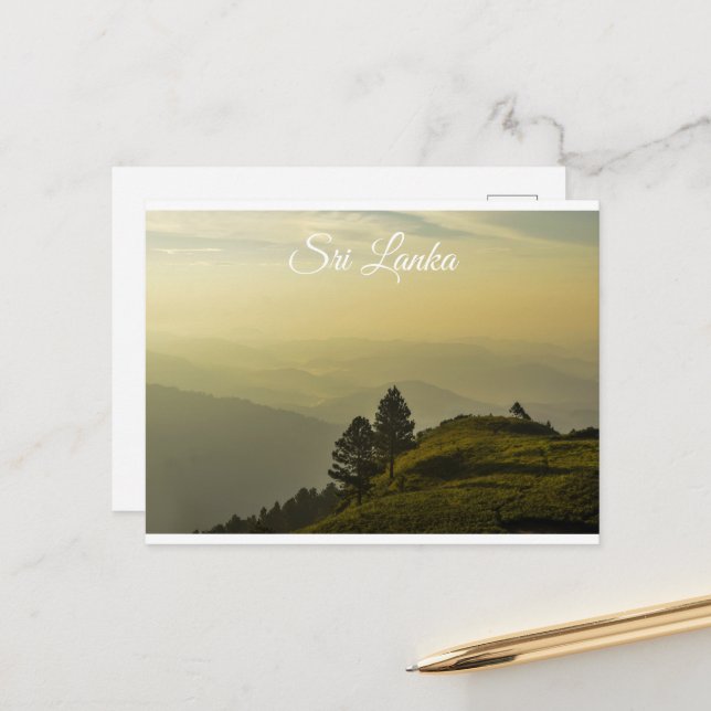 Sri lanka  postcard (Front/Back In Situ)