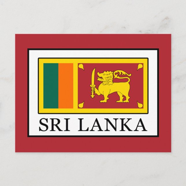 Sri Lanka Postcard (Front)