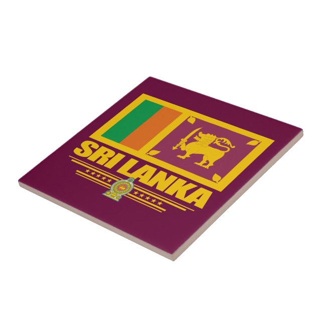 Sri Lanka Pride Tile (Side)