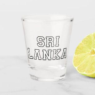 Sri Lanka Shot Glass