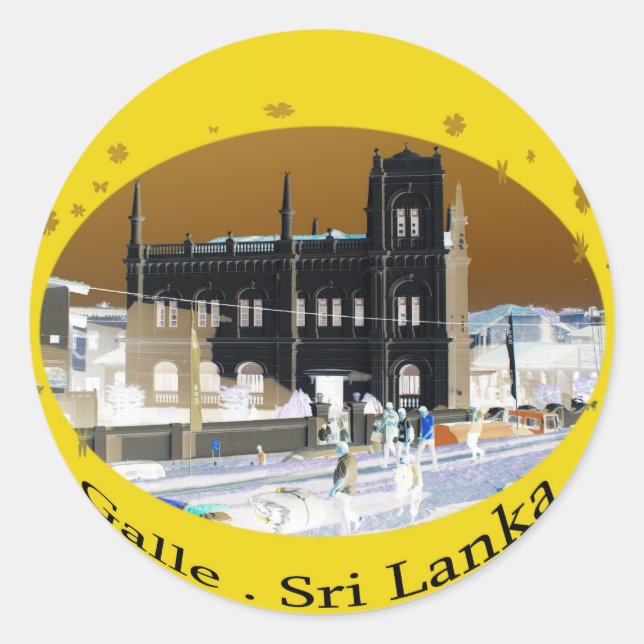 sri lanka sticker 1 galle, Sri Lanka (Front)