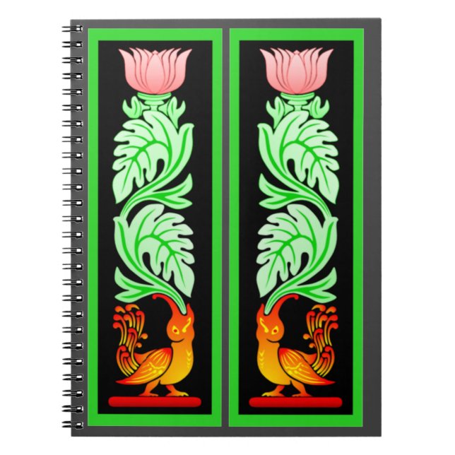Sri Lanka traditional mythical art design  Notebook (Front)
