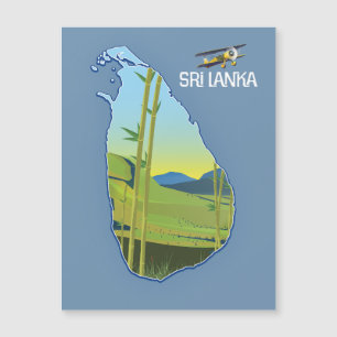 Sri Lanka travel map