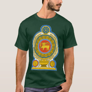 Sri Lanka Vintage Style Design T-Shirt