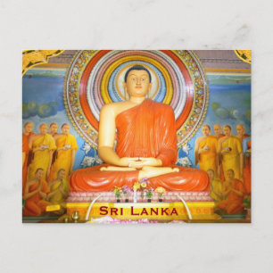 Sri Lanka Vintage Travel Tourism Add Postcard