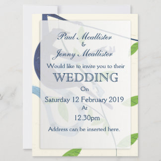 Sri Lanka Wedding invite
