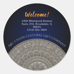 Sri Lanka Welcome  Classic Round Sticker