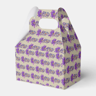 SRI LANKA Word with Lotus Favour Box