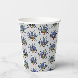Sri Lankan cultural mask Wrapping Paper Cups