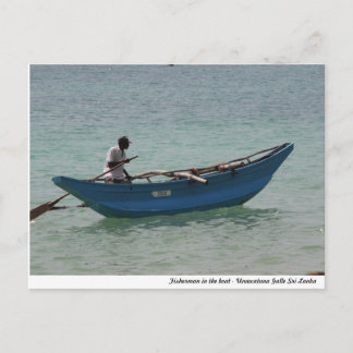 Sri Lankan fisherman Postcard