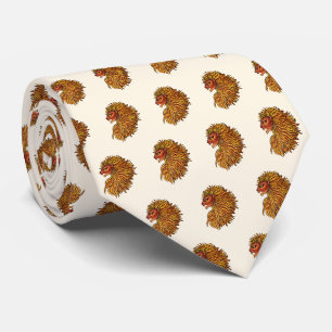 Sri Lankan flag lion Button Tie