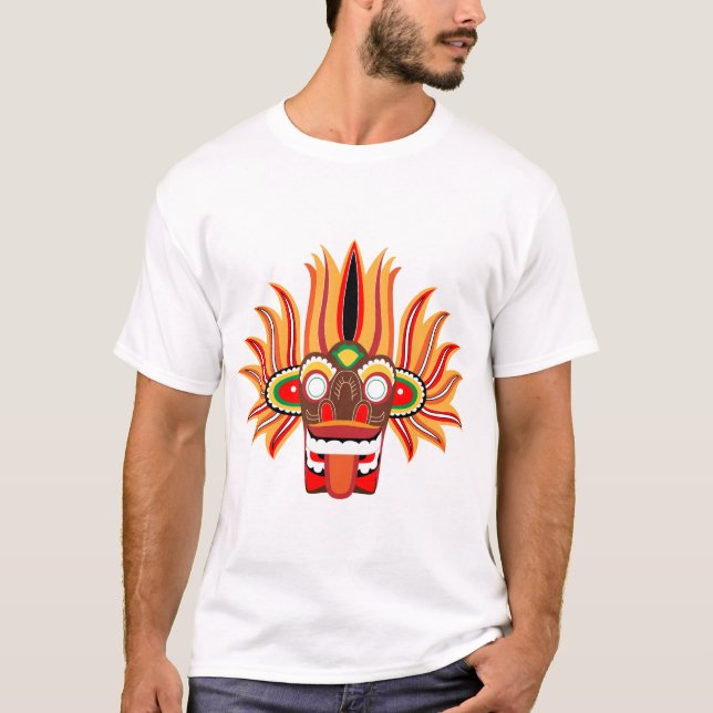 sri lankan mask T-Shirt (Front)