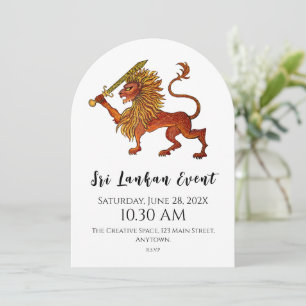 Sri Lankan Pride  Invitation