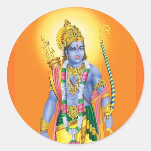 sri ram stickers (Front)