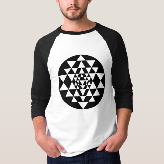 Sri-Yantra-Best-black front T-Shirt