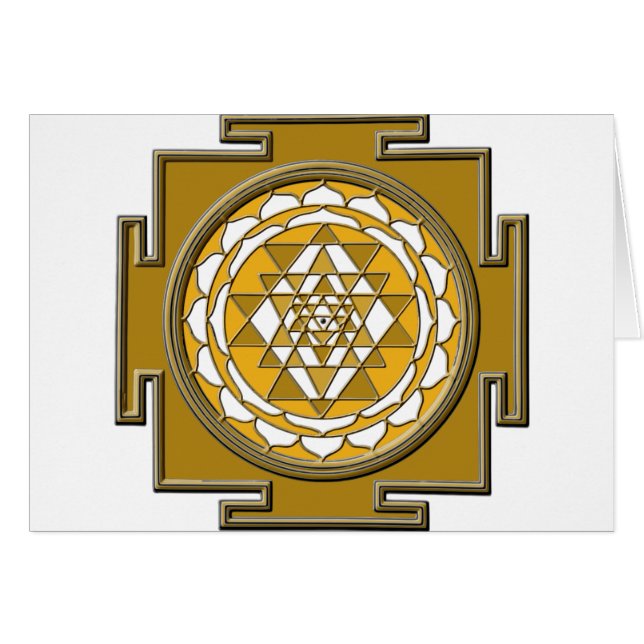Sri Yantra Bronze (Front Horizontal)