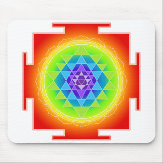 Sri Yantra/Chakra/Rainbow Mouse Mat