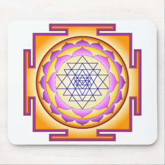Sri Yantra Chakra Shiva Shakti Navayoni Goddess  Mouse Mat