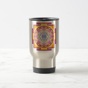 Sri Yantra Chakra Shiva Shakti Navayoni Goddess Travel Mug