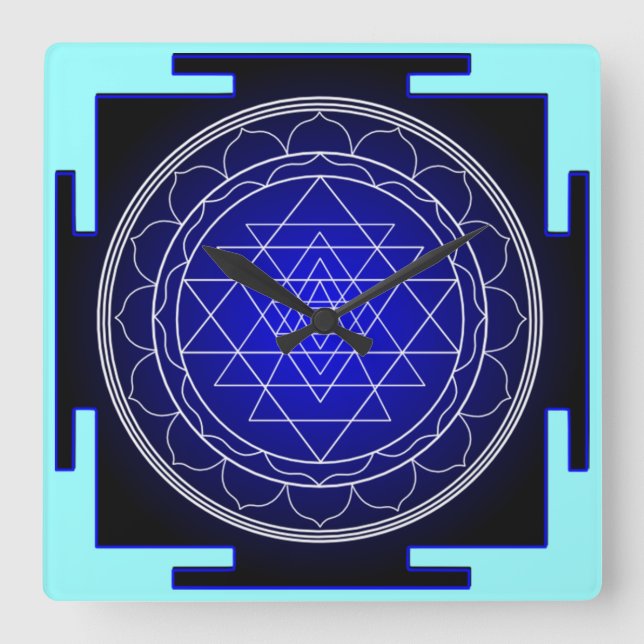 sri yantra clock (Front)