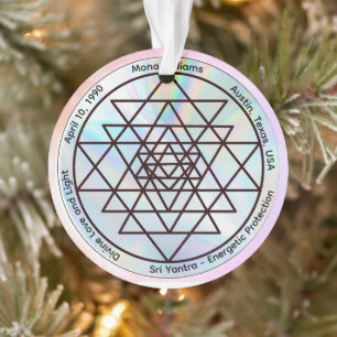 Sri Yantra – Customizable Protection Talisman Ornament