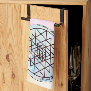 Sri Yantra – Customizable Protection Talisman Tea Towel