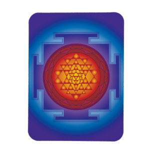 SRI YANTRA - FLAME MAGNET
