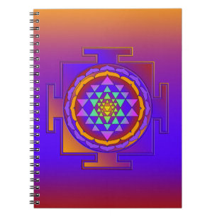 SRI YANTRA full coloured + your ideas Notebook