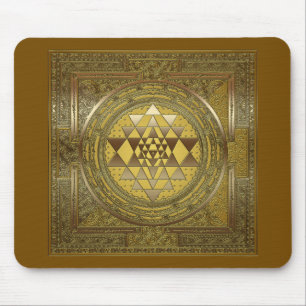 Sri Yantra Gold - Mouse Pad