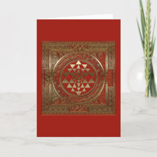 Sri Yantra - Greeting Card