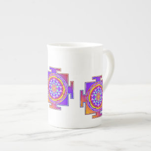 Sri Yantra - Hinduism Symbol Design 1 Bone China Mug