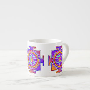 Sri Yantra - Hinduism Symbol Design 1 Espresso Cup