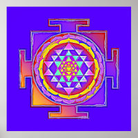 Sri Yantra - Hinduism Symbol Design 1