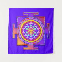 Sri Yantra - Hinduism Symbol Design 1