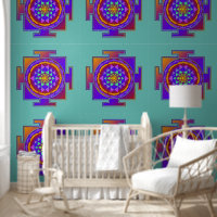 Sri Yantra - Hinduism Symbol Design 1