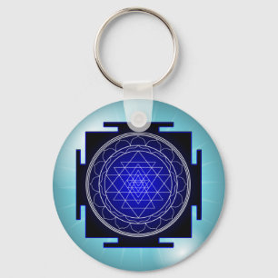 sri yantra keychain