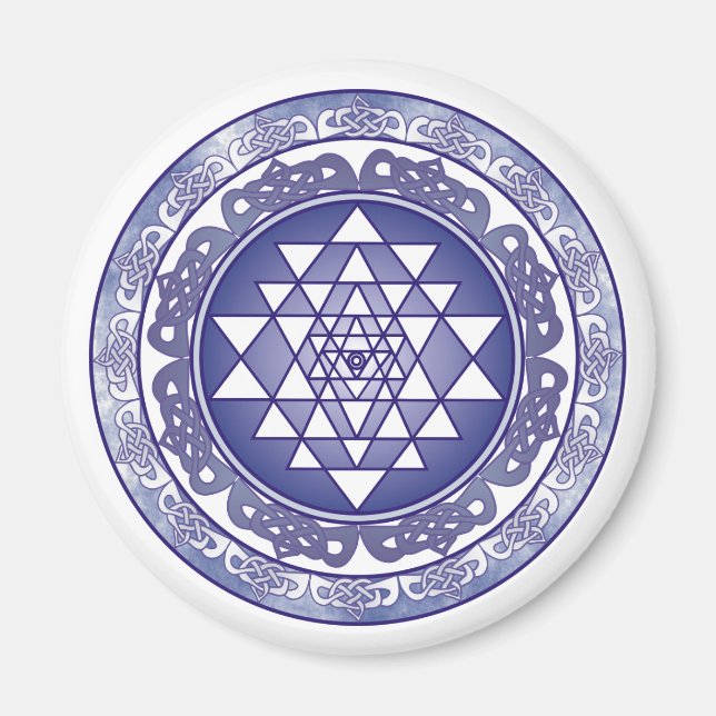 Sri Yantra Magnet (Front)