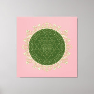 Sri Yantra Mandala - Wrapped Canvas