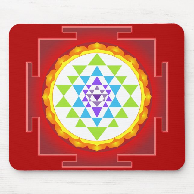 Sri Yantra Mouse Mat (Front)