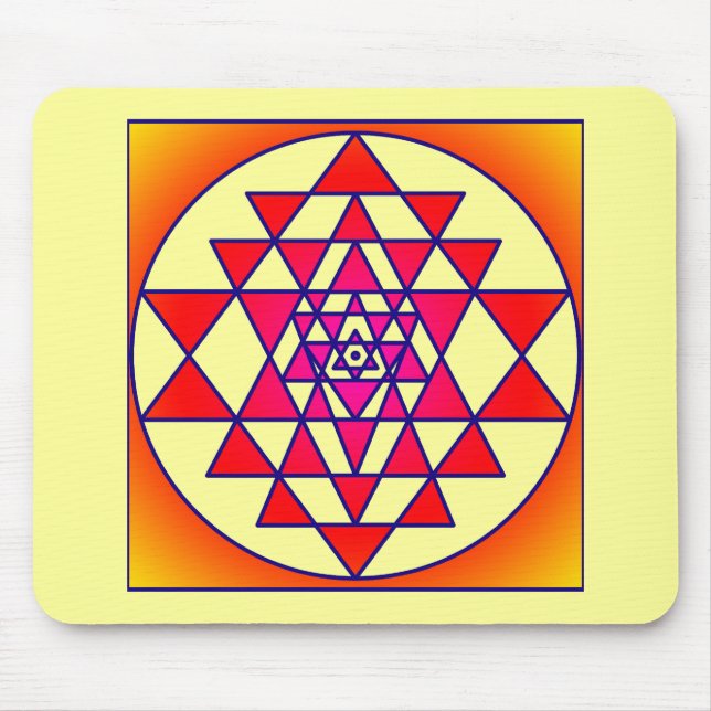 Sri Yantra Mouse Mat (Front)