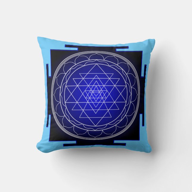 sri yantra pillow (Front)