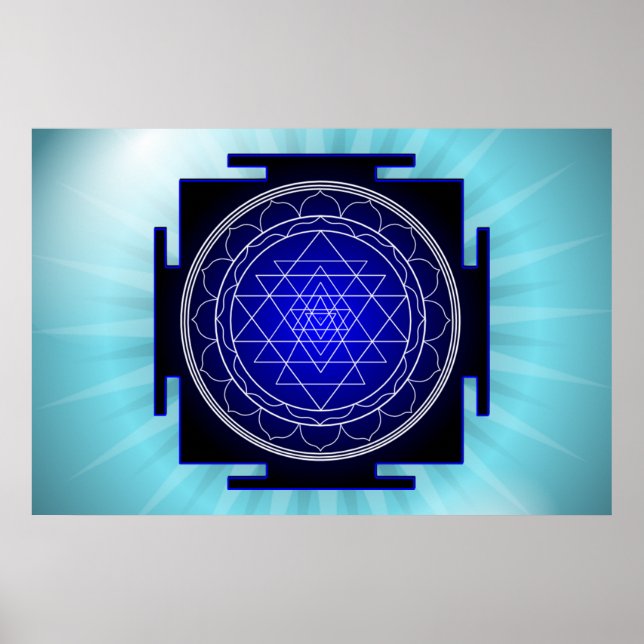 sri yantra poster (Front)