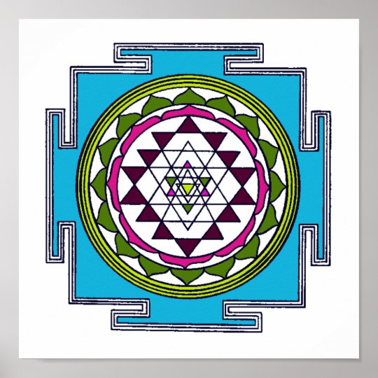 Sri Yantra Print | Zazzle.co.uk