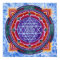 Sri Yantra round motif