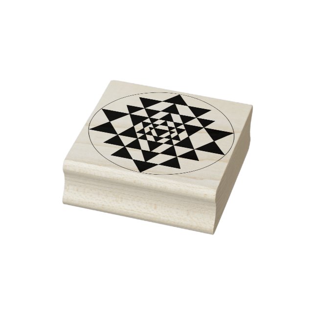 Sri Yantra Rubber Stamp (Stamp)