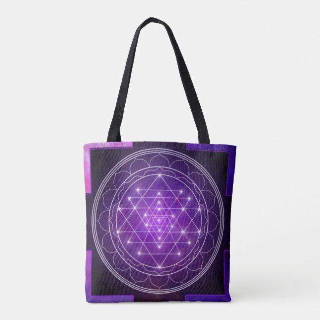 Sri Yantra! Tote Bag (Back)