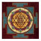 Sri Yantra water colour